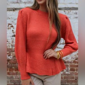 NWT Peplum Style Boutique Sweater